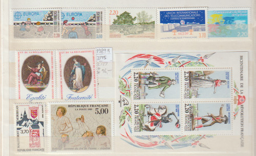 Frankreich posten aus 1989 - frankreich,