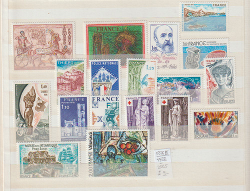 Frankreich posten aus 1976 - posten,