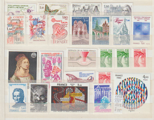 Frankreich posten aus 1980 - frankreich,