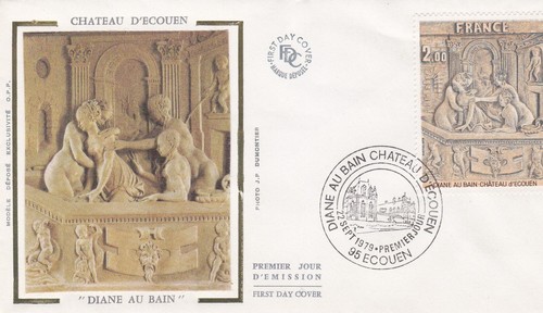 Frankreich 1979 fdc schloss - frankreich,