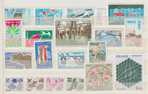 Frankreich posten aus 1977 - frankreich,