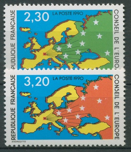 Frankreich 1990 dienstmarken - 1990,