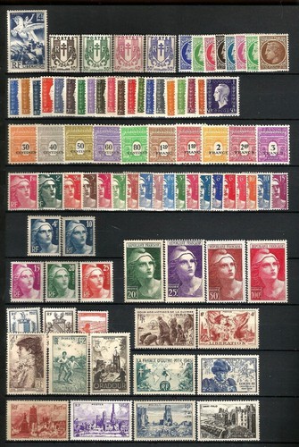 Frankreich komplettjahr 1945 - frankreich,