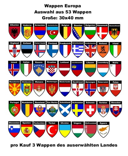 Aufkleber mini wappen - mini,