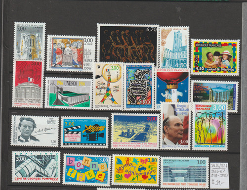 Frankreich posten aus 1996 - posten,