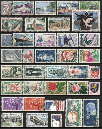 Lot frankreich gestempelt - lot,