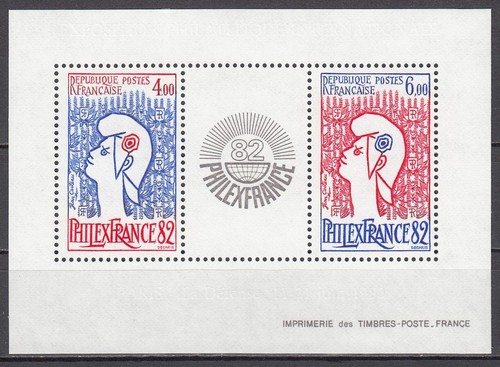 Frankreich 1982 minr block - frankreich,