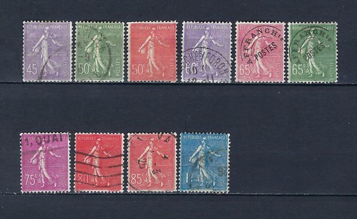 Frankreich 1924 minr 159 168 - minr., 159-168