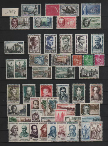 Frankreich 1957 mnh - frankreich, **