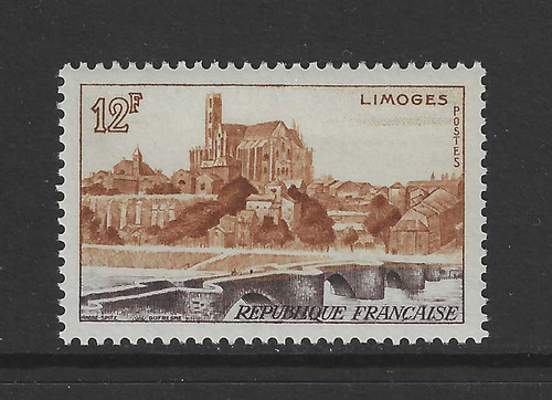 Frankreich briefmarke von 1955 - von,