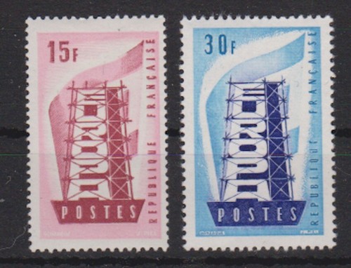 Frankreich 1956 postfrisch