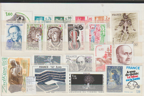 Frankreich posten aus 1979 - posten,