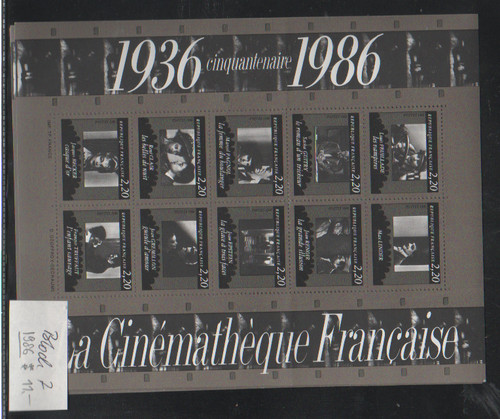 Frankreich block 50 jahre - frankreich, (50