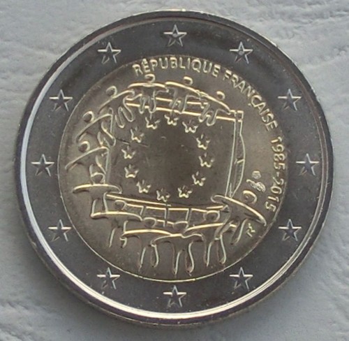 Euro gedenkmünze frankreich - 2,