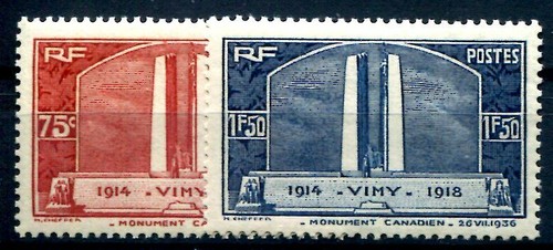 Frankreich 1936 322 323 - 1936, **