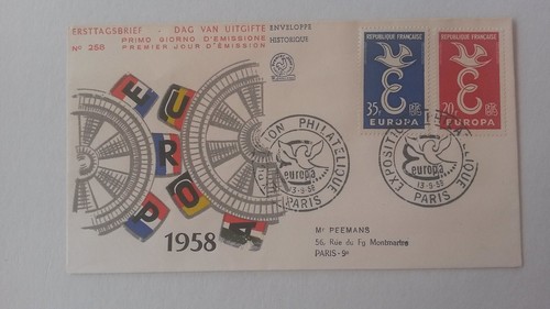 Frankreich erster tag - frankreich, fdc