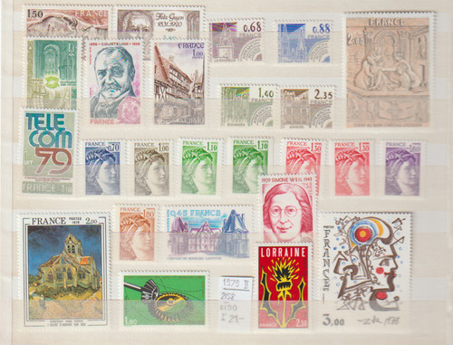 Frankreich posten aus 1979 - frankreich,